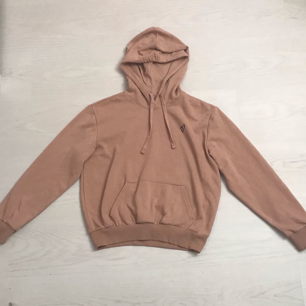 dusty rose hoodie